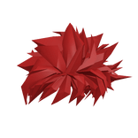 Spiky Red Anime Hair