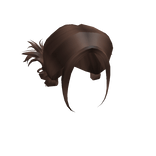 Spiky Y2K Messy Buns (Brown)