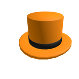 Spooky Orange Top Hat
