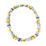Star & Moon Bead Necklace - 3.0