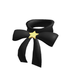 Star Neck Bow [Black]