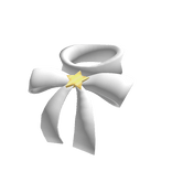 Star Neck Bow [White]