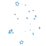 Star Outline Aura Blue