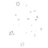 Star Outline Aura White