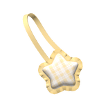 Star Ruffled Pillow Purse [Yellow]