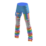 Starchild Pants Rainbow Blue
