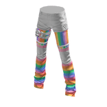Starchild Pants Rainbow White