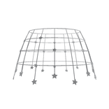 Stars Net Skirt-Silver