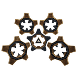Steampunk Iron Cog Wings (Back)
