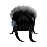 Straight Bob Cut w/ Snowflakes ❄️