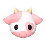 Strawberry Cow Mask