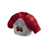 Strawberry Cropped Shirt