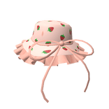 Strawberry Ruffled Hat
