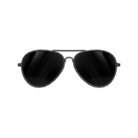 Stylish Black Aviators