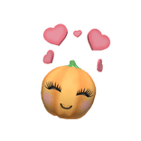 Stylish Friendly Pumpkin Friend