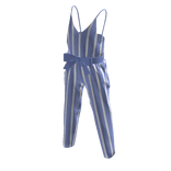 Stylish Overalls - Blue Stripes