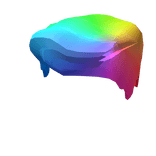 Stylized Rainbow Hair