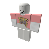 Sublime Half Tucked Overlayed Pink Graphic Tee 