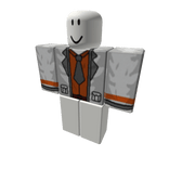 Suit vest with crimson shirt