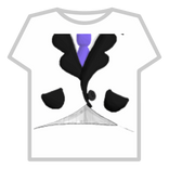 Suit With Purple Tie