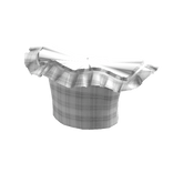 Summer Ruffled Shoulder Plaid Shirt in Gray