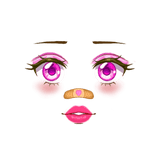 Super Pink Heart Makeup