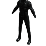 Superhero Bodysuit - Black - Metallic