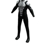 Superhero Bodysuit - White - Metallic