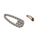 Sweet Pearl Clips Gold