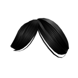 Swept Bangs in Black