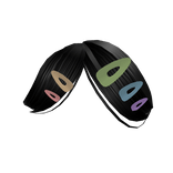 Swept Pride Bangs in Black