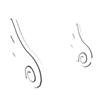 👼 Swirl Angel Wings Crown - White👼