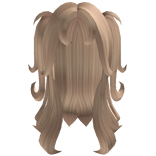 Swirly Half Up Anime Pigtails (Blonde)