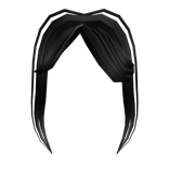 Swoop Bangs in Black