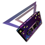 Synthwave Cassette Back