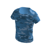 T-shirt-ArmyPrint-Blue