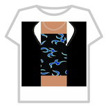 t-shirt roblox aesthetic blue🗣