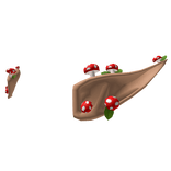 Tan Cottagecore Mushroom Wizard Elf Ears