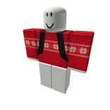 +TBK+ Red Fair Isles Knit Sweater w/ Backpack