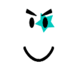 Teal Rock Star Smile