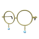 Teardrop Glasses - Gold