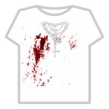 teddy bear with blood chain emo y2k black