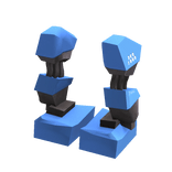 [They Work!] Blue Mech Legs 