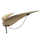 Thin Elf Ears w/ Black Piercings