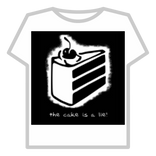 this cake is a lie!!!!