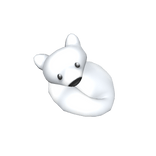 Tiny Arctic Fox on Your Shoulder