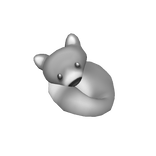 Tiny Grey Fox on Your Shoulder