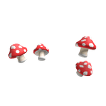 Tiny Mushroom Sprouts Red