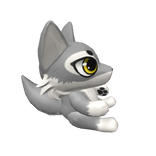 Tiny Wolf Shoulder Buddy