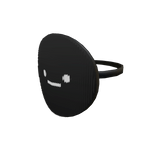 ._. to .-. Changing Stare Mask - Black